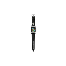 Karl Lagerfeld case for 42 / 44  KLAWLOKHK Apple Watch Strap Saffiano KH black