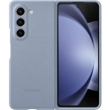 Samsung Zadný kryt z eko kože pre Galaxy Z Fold5, Modrá