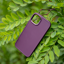 Satin case for iPhone 15 Pro Max 6,7&quot; burgundy