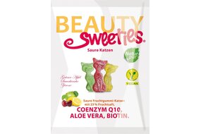 Beauty sweeties ovocné želé Kyslé Mačičky 125 g