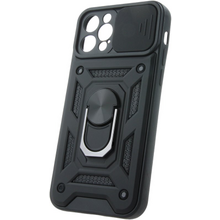 Puzdro Defender Slide iPhone 12 Pro Max - čierne
