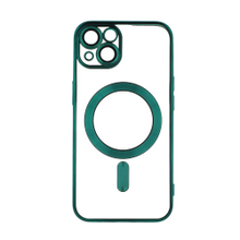 Color Chrome Mag case for iPhone 15 6,1&quot; green