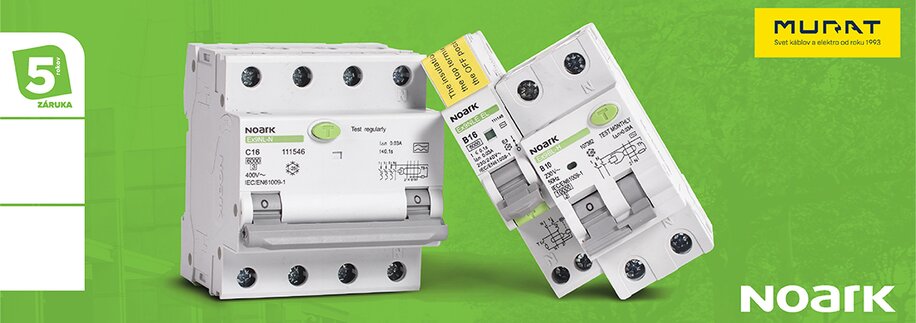 Kombinované a prúdové chrániče Noark: Ktorý použiť a ako dodržať prúdovú zaťažiteľnosť káblov?