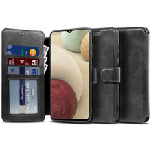 Puzdro Tech-Protect Wallet Book Samsung Galaxy A12/M12 - čierne