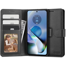 Puzdro Tech-Protect Wallet Book Motorola Moto G84 - čierne
