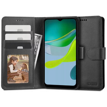 Puzdro Tech-Protect Wallet Book Motorola Moto E13 - čierne
