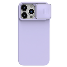 Nillkin CamShield Silky Silikonový Kryt pro Apple iPhone 15 Pro Max Misty Purple