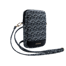 Guess PU G Cube Wallet Phone Bag Zipper Black