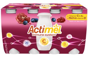 Actimel jogurtový nápoj granátové jablko-čučoriedka obohatený vitamín C  8 x 100 g