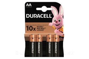 Duracell batérie AA 1,5V (4ks)   128-5