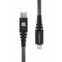 EKO KÁBEL Kevlar USB-C/ Lightning 1,2 M 60W Antracit
