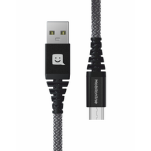 EKO KÁBEL Kevlar USB/Micro USB 1,2 M 60W antracit