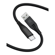 EKO KÁBEL Silikon USB/USB-C 1,2 M 60W Čierna