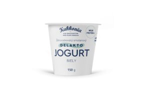Jogurt smotanový Bezlaktózový 10% biely 150 g Kukkonia