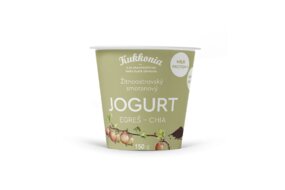 Jogurt smotanový 10% egreš - chia 150 g Kukkonia