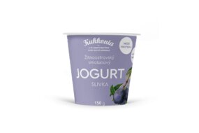 Jogurt smotanový 10% slivka 150 g Kukkonia
