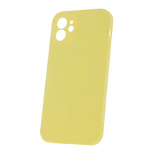 Mag Invisible case for iPhone 12 6,1&quot; pastel yellow