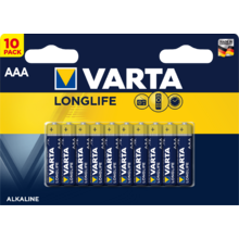 Varta Longlife AAA Baterie 10ks