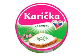 Syr tavené trojuholníčky s pažítkou KARIČKA 125 g