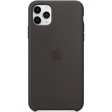 Apple iPhone 11 Pro Max Silicone Case MX002ZM/A-  Black (porušené balenie)