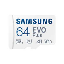 Samsung EVO Plus/micro SDXC/64GB/UHS-I U1 / Class 10/+ Adaptér/Bílá