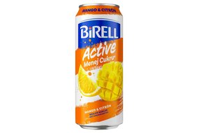 Pivo Birell nealkoholické Active Mango & Citrón (o 30 % menej cukru) 500 ml