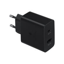 EP-TA220EBE Samsung Dual (USB-C,USB-A) 35W Cestovní nabíječka Black (OOB Bulk)