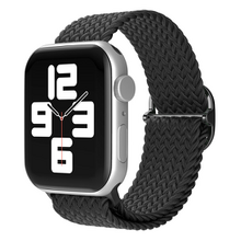 mobilNET nylonový remienok na Apple Watch, 38-41mm (S), čierny