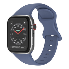 mobilNET silikónový remienok na Apple Watch, 42-49mm (L), námornícka modrá