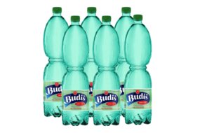 1x kartón - Minerálna voda Budiš JEMNE PERLIVÁ 1,5 l 6ks