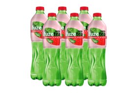 1x kartón - FuzeTea Zelený čaj Jahoda & Aloe Vera 1,5 l / 6 ks