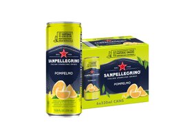 1x kartón - SANPELLEGRINO Grapefruit plechovka 330 ml 6 ks