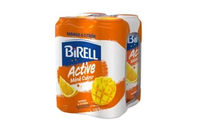 1x kartón - Pivo Birell nealkoholické Active Mango & Citrón (o 30 % menej cukru) 500 ml 4 ks