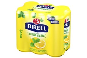 1x kartón - Pivo Birell nealkoholické Citrón & Mäta 500 ml 6 ks