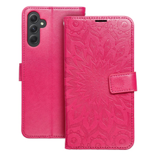 Puzdro Mezzo Book Samsung Galaxy A54 5G vzor mandala - červené