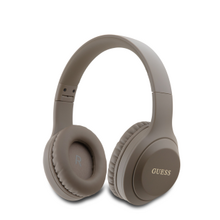 Guess Classic Silver Logo Bluetooth Stereo Headphone Brown