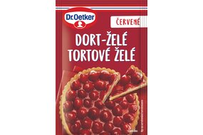 Tortové želé ČERVENÉ 10 g Dr.Oetker