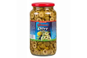 Olivy zelené krájané 935g  20-9