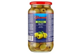 Olivy zelené celé bez kôstkové 935 g 20-10