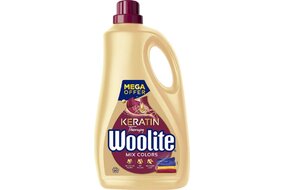 Woolite Keratin Therapy Mix Colors prací gél na farebné oblečenie s keratínom 60 praní 3,6 l