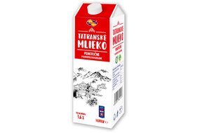 Mlieko tatranské horské čerstvé 3,6% 1 l