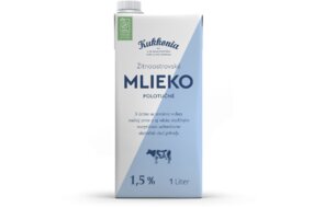 Mlieko polotučné 1,5% 1 l Kukkonia