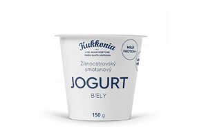 Jogurt smotanový 10% biely 150 g Kukkonia