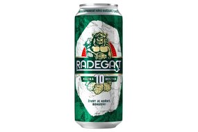 Pivo svetlé Radegast Rázná 10° 500 ml