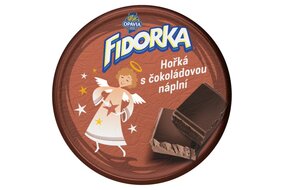 Fidorka Horká s čokoládovou náplňou 30 g Opavia