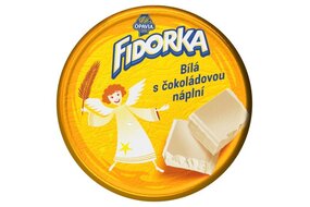 Fidorka Biela s čokoládovou náplňou 30 g Opavia