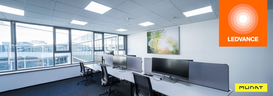 EFEKTÍVNE LED OSVETLENIE KANCELÁRIÍ: IDEÁLNE RIEŠENIA OD LEDVANCE EFEKTÍVNE LED OSVETLENIE KANCELÁRIÍ: IDEÁLNE RIEŠENIA OD LEDVANCE