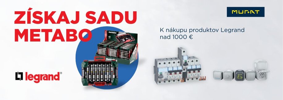 Objavte istotu a štýl s Legrand – špičkové produkty teraz vo výhodnej akcii