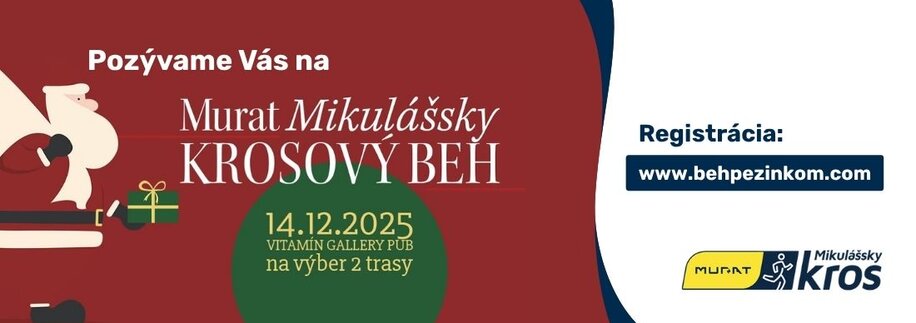 MURAT opäť generálnym partnerom Mikulášskeho krosu!