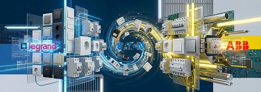 ABB, Legrand alebo Eaton? Porovnali sme kvalitu, ceny a servis ABB, Legrand alebo Eaton? Porovnali sme kvalitu, ceny a servis
